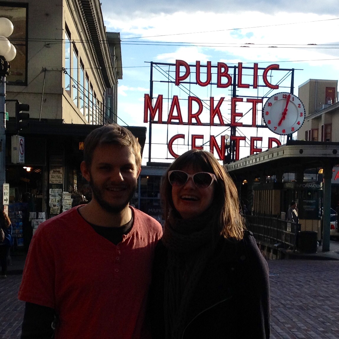 Rob and Liv at Pike Place 2014