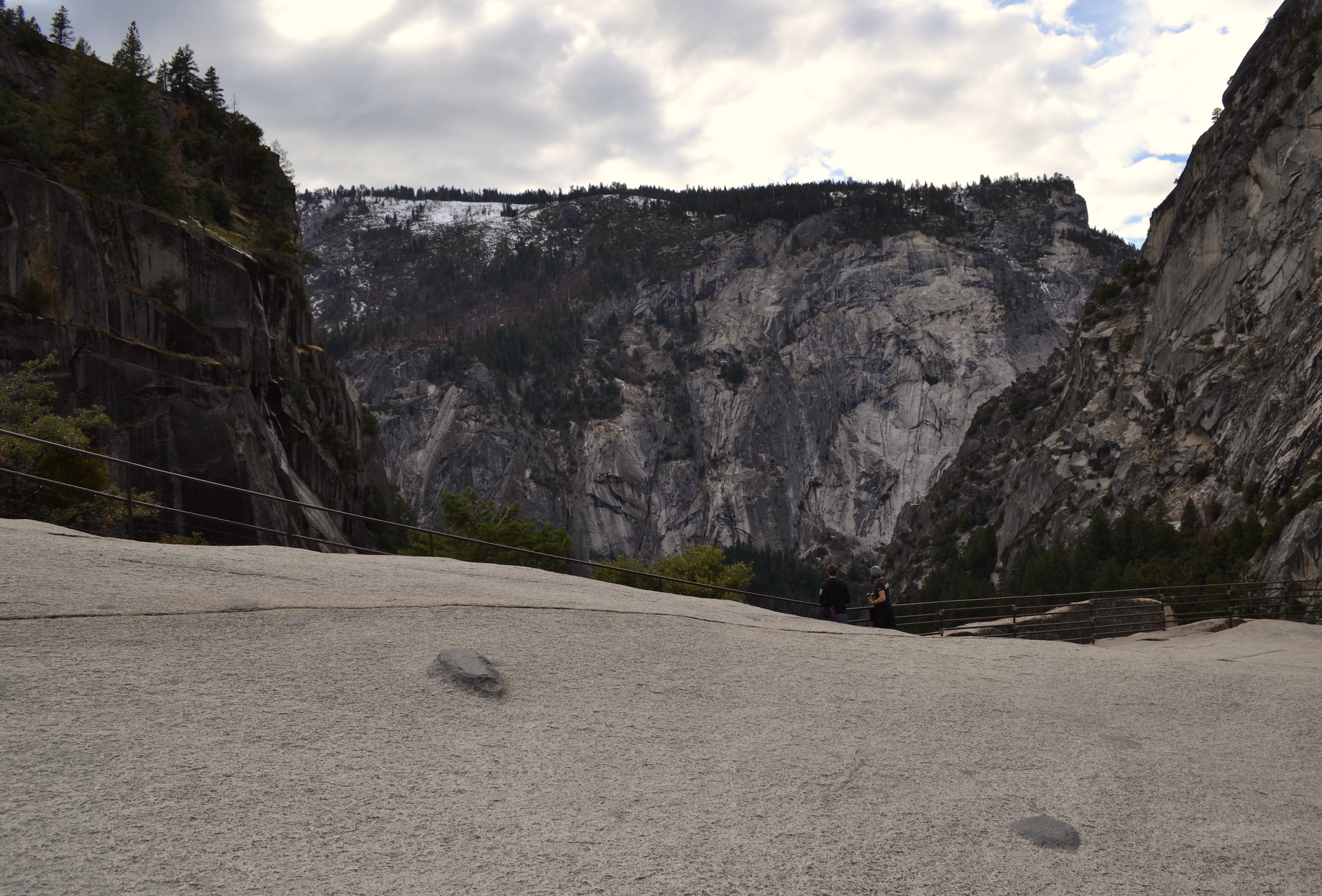 View from the top of the Vernal Falls Trail