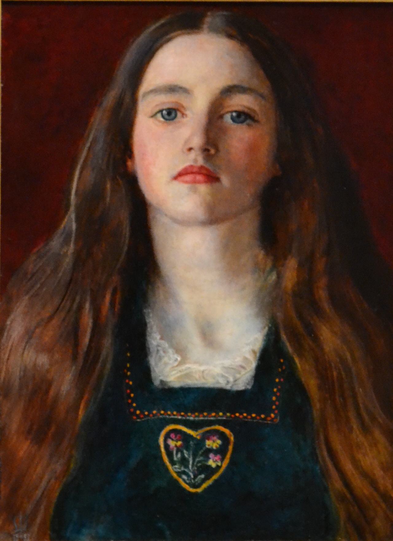 Portrait of a Girl - Sir John Everett Millais, 1857