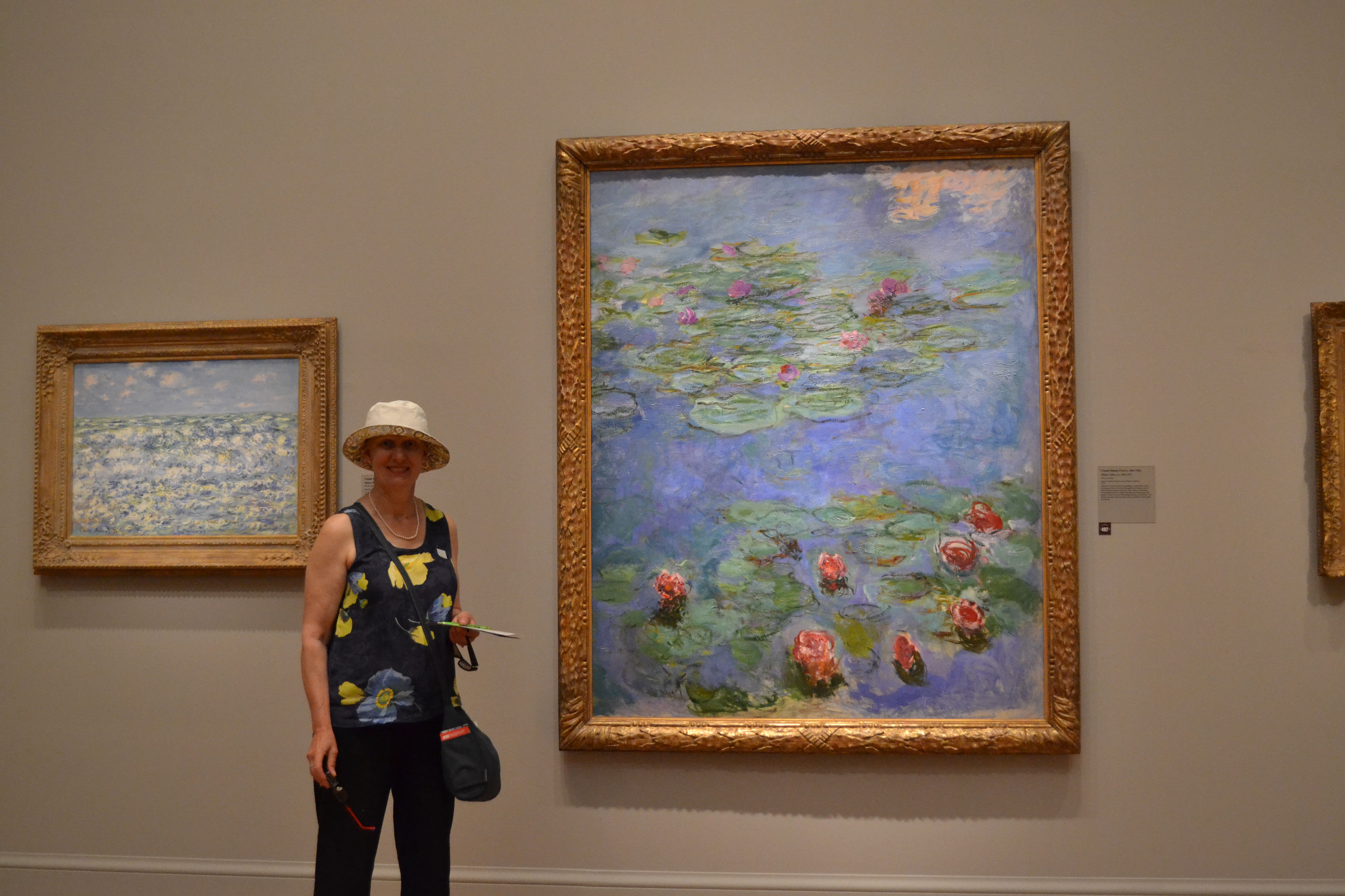 Mum with the Monet