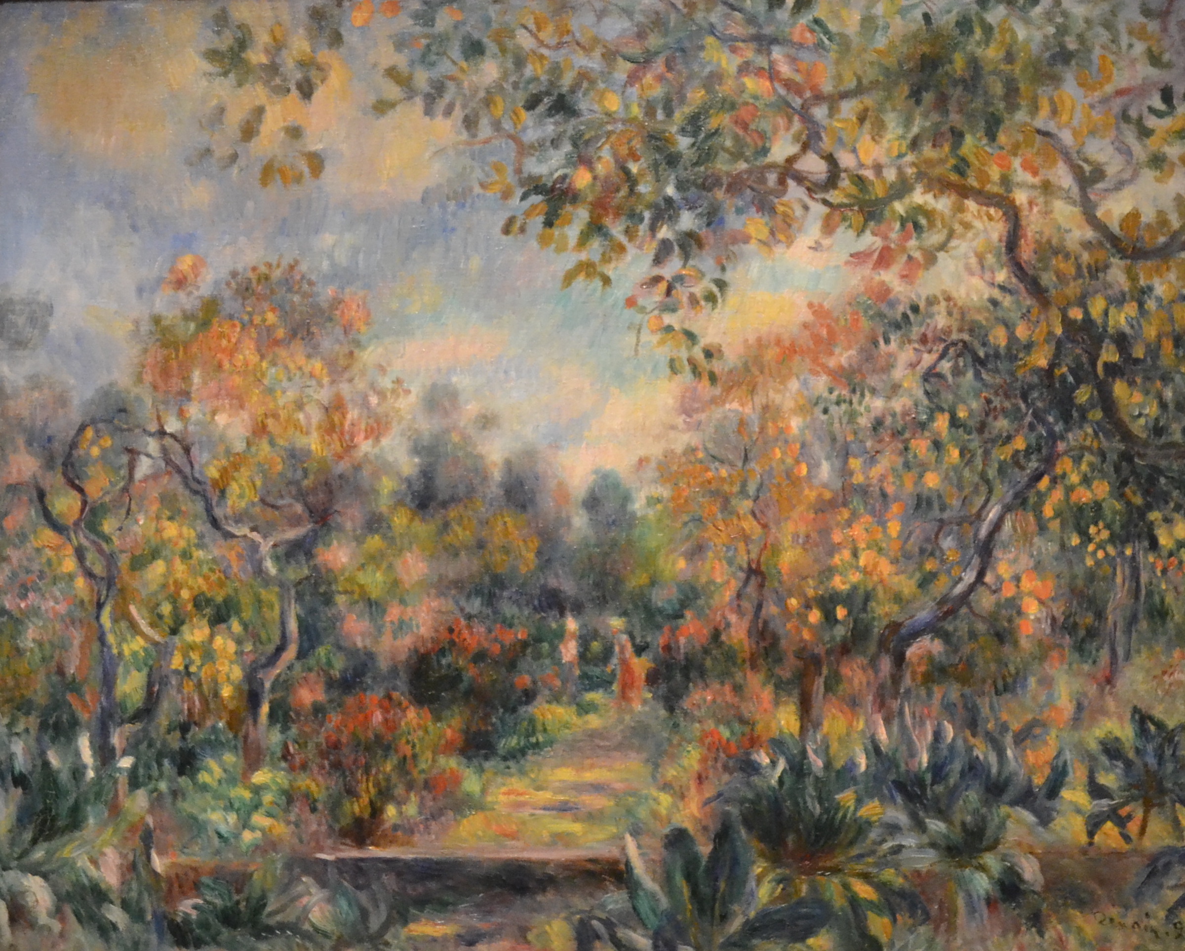 Landscape at Beaulieu - Pierre Auguste Renoir, 1899