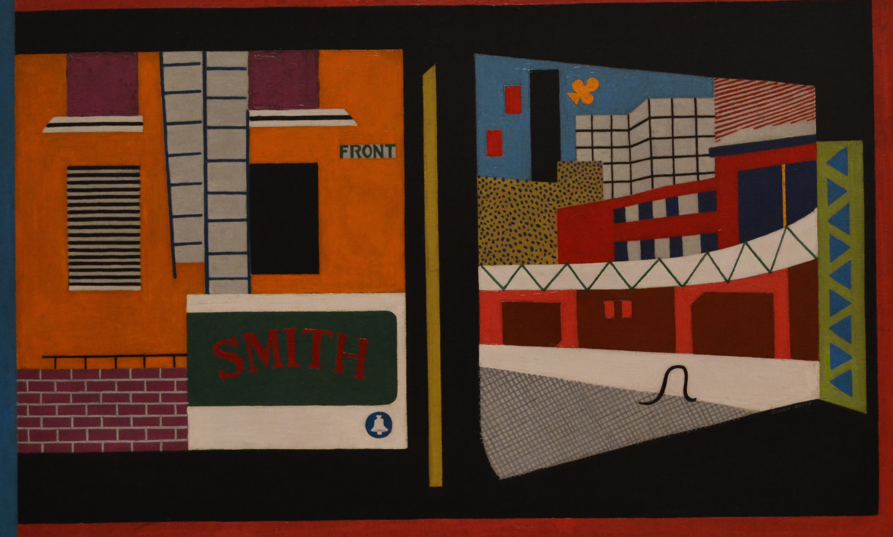  Stuart Davis - House and Street